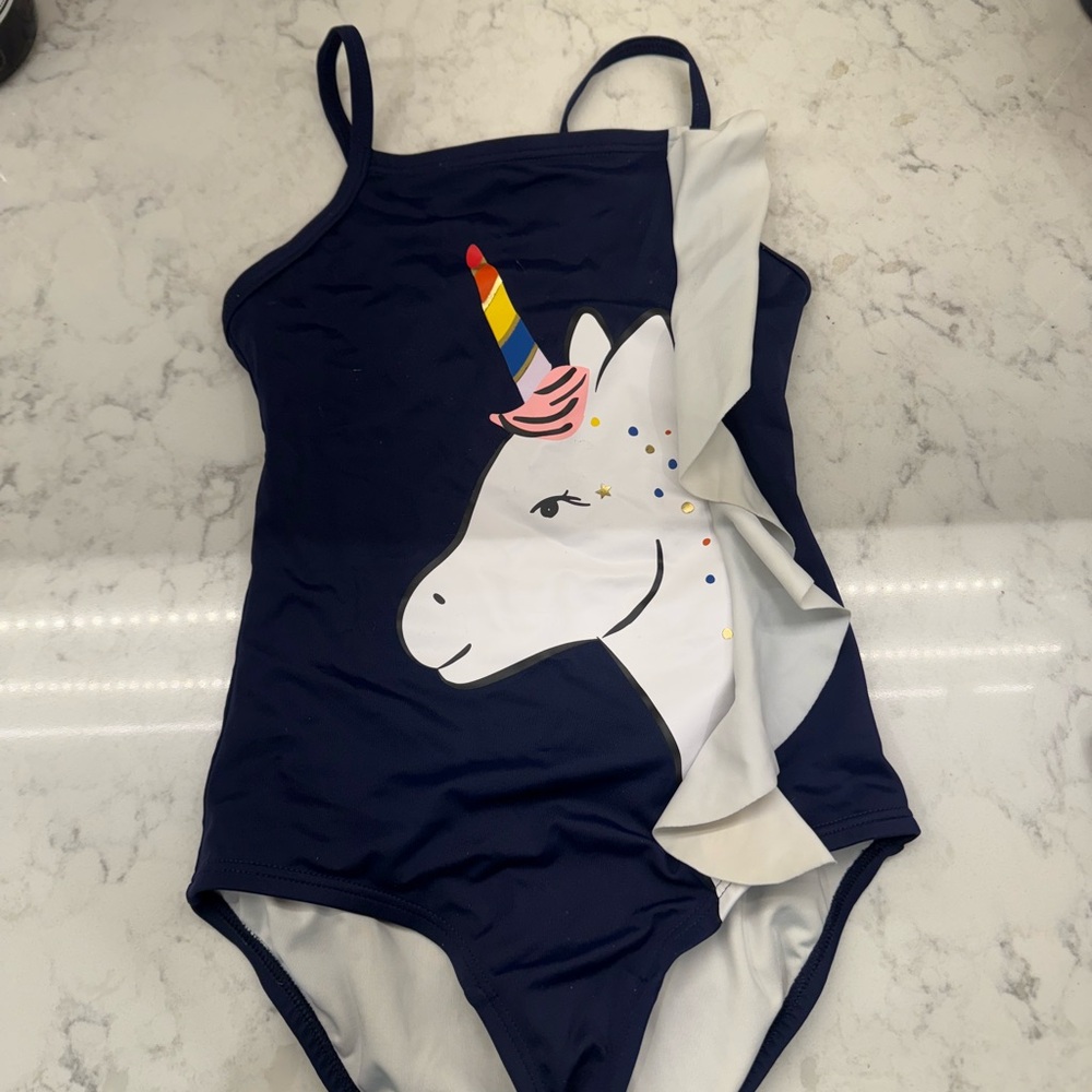 Unicorn Print Swimsuit